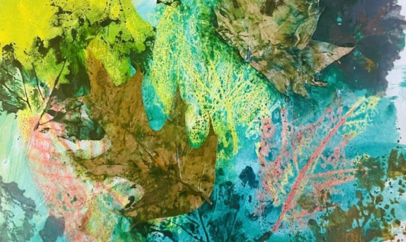 Family Workshop: Leaf Art - Rubbings, Resist & Prints (Ages 4+)